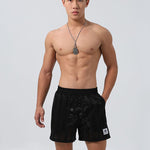 Men's Mesh-Lined Double-Layer Sports Fitness Breathable Sweat-Wicking Quick-Dry Shorts