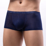 4 Pack Men's Sexy Breathable Jacquard Trunks