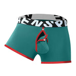 2 Pack Men's Sexy Modal Trunks with Open Front & Back and Removable Pouch