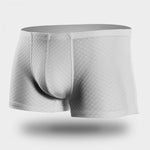 2 Pack Breathable Grid Ice Silk Men's Underwear