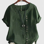 Elisavie | Comfortable Short Sleeve Blouse