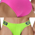 2 Pack Men’s Sexy Threaded Fabric Bikinis