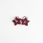 Toned Crystal Star Earrings