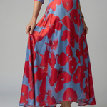Brya | Cross Wrap Neck Midi Dress