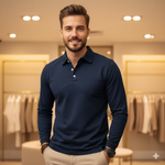 Dion™ | Casual Long-Sleeved Polo