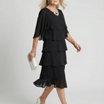 Emma | Layered Tier Midi Dress