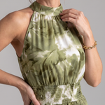 Aria | Abstract Print Midi Dress