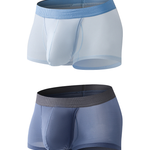 2 Pack Men's Ultra-Thin Trunks with Open Fly
