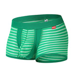 Men's Striped Breathable Support Underwear with Separate Pouch