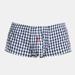 Plaid 100% Cotton Men's Soft Trunks