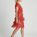 Lillian | Soft Abstract Knee Length Dress