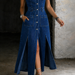 Camille | Open Front Vest Dress