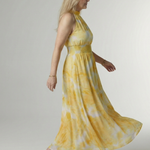 Jayla | Gathered Halter Midi Dress