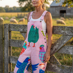 Danna | Hen Motif Jumpsuit