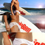 Men Sexy Pouch Solid Bikini Swim Briefs