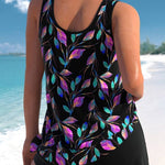 Megan - Relaxed Fit Leaf Swim Set