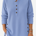 Margaret – Long Sleeve Solid Knit Sweater