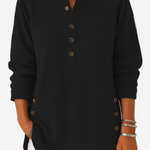 Margaret – Long Sleeve Solid Knit Sweater