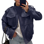 TRISH™ – Polished Stand Collar Casual Jacket