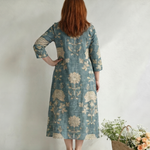 Cerelia | Gentle Shape Floral Midi Dress