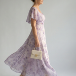 Inez | Flutter Sleeve Midi Dress