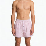 2 Pack Men's Quick-Dry Movement-Friendly Loose Fit Striped Home Shorts