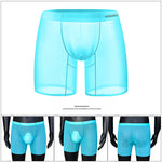 2 Pack Men's Ultra-Thin Breathable Semi-Transparent Pouch Midway Briefs