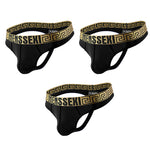 3 Pack Men's Sexy Soft Breathable Seamless Thong