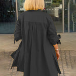 CÉLINA™ - Classy Long Shirt Jacket