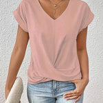 Carlinda | Elegant V-neck Top
