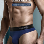 4 Pack Men's Stretch Support Panel Thongs