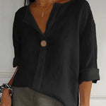 NAYLA™ - Casual V-Neck Blouse