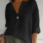 Idalia | Casual V-Neck Blouse