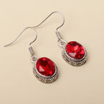 Opulent Oval Pearl Sterling Earrings
