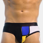 Mens Sexy Bulge Pouch Paded Swim Briefs