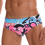 Mens Paded Racing Swimming Briefs