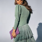 Laura | Elegant Fringe Dress