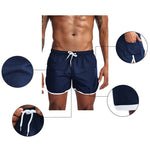 Men Beach Board Shorts Running Summer Casual Swimwear