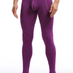 Men's Warm Pants Thin Fleece Casual Thermal Pants