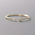 Minimalist Zirconia Band Ring