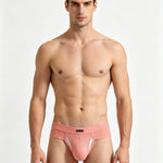 3 Pack Men's Ice Silk Dual Pouch Mesh Cooling Briefs