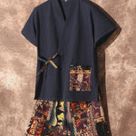Printed Kimono Pajamas For Men