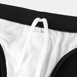 Mens Sexy Bulge Pouch Paded Swim Briefs