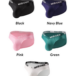 2 Pack Men's U-Pouch V-Front Low-Rise Briefs