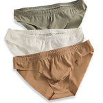 4 Pack Men's Ice Silk Lightweight Breathable Minimalist Briefs