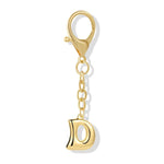 Bubble Initial Letter - Bag Charm