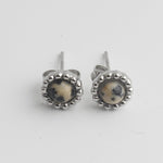 Elegant Stone Stud Earrings