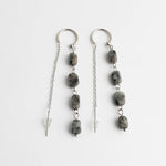 Speckled Stone Drop Earrings