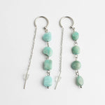 Speckled Stone Drop Earrings