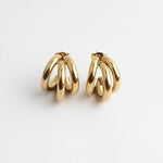 Modern Double Hoop Earrings